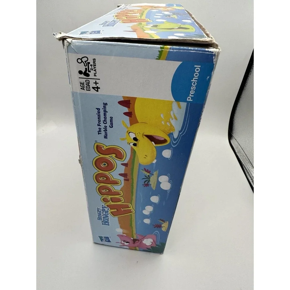 VINTAGE Hungry Hungry Hippos Game 100% COMPLETE Milton Bradley 2005